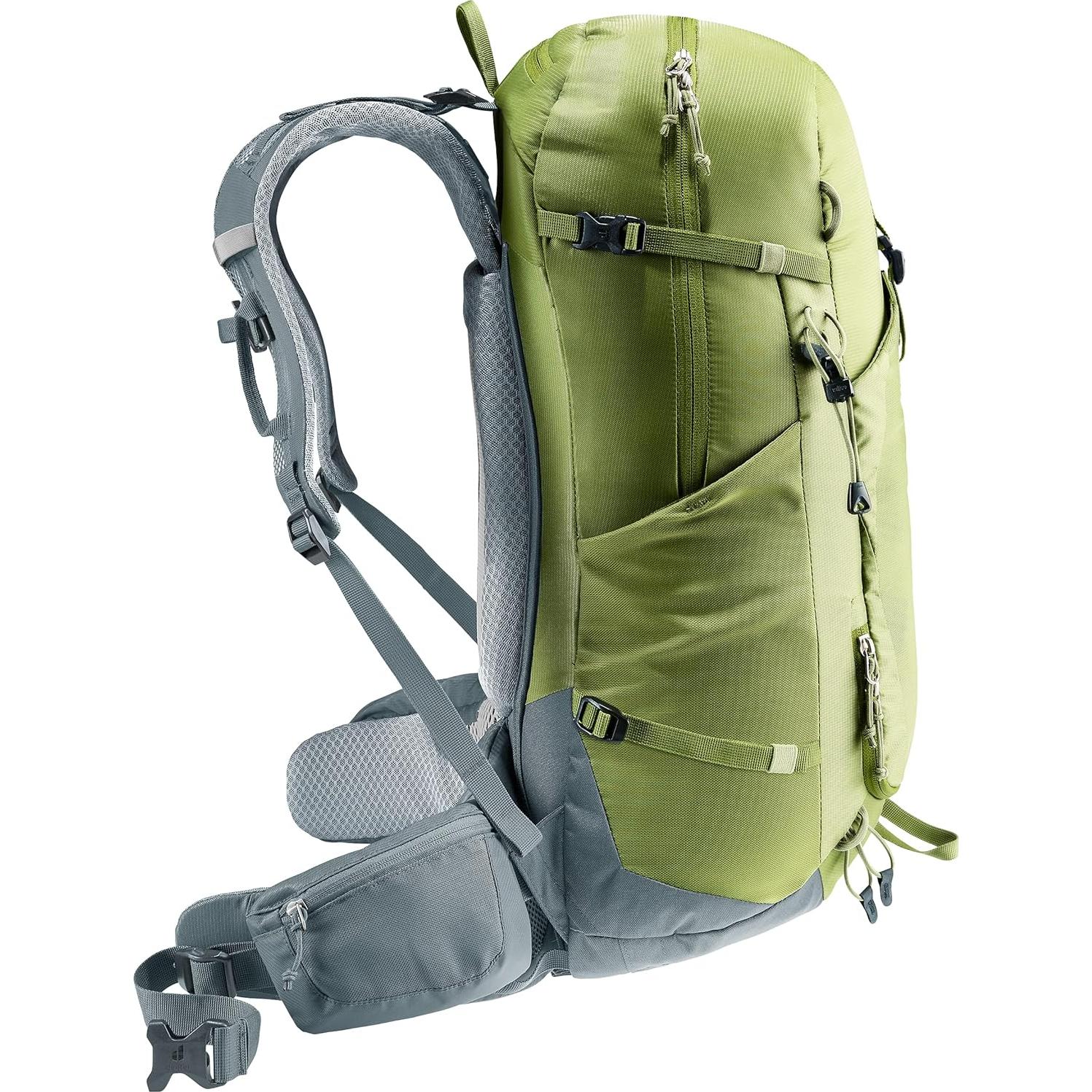 Mochila Deuter Trail Pro 33L Unisex para Senderismo Pradera-Gris