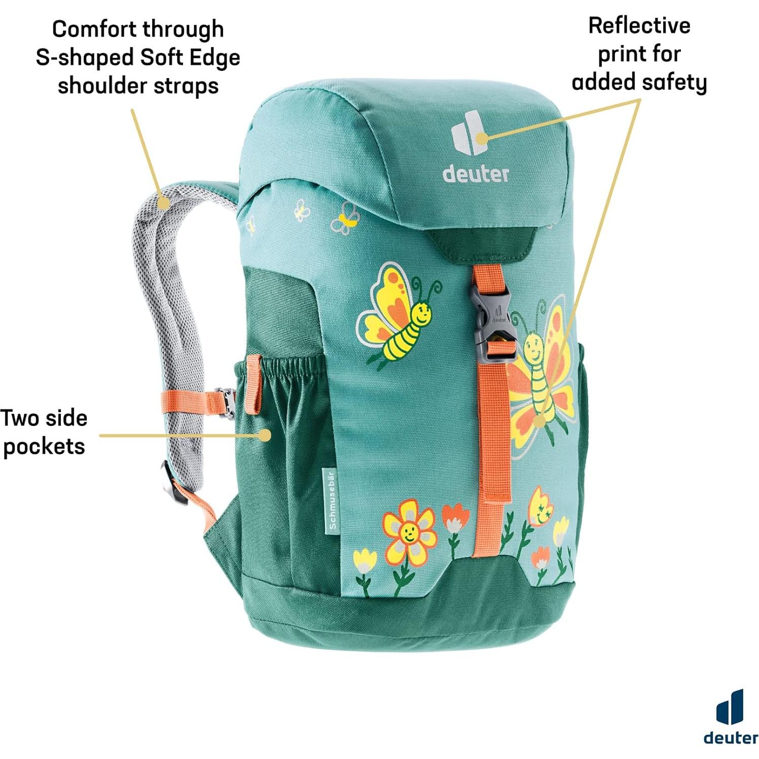 Mochila Deuter Schmusebar 8L Niños Unisex Azul Verde