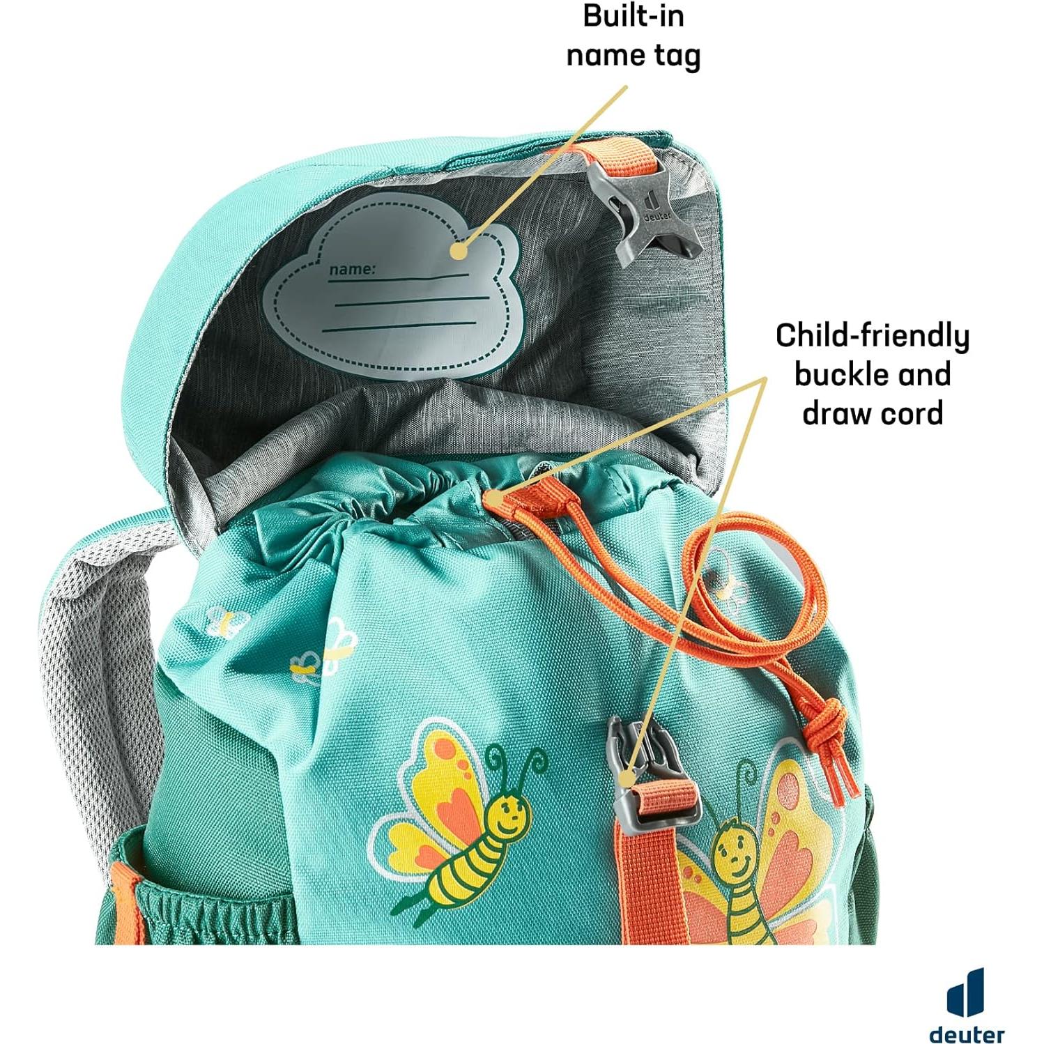 Mochila Deuter Schmusebar 8L Niños Unisex Azul Verde
