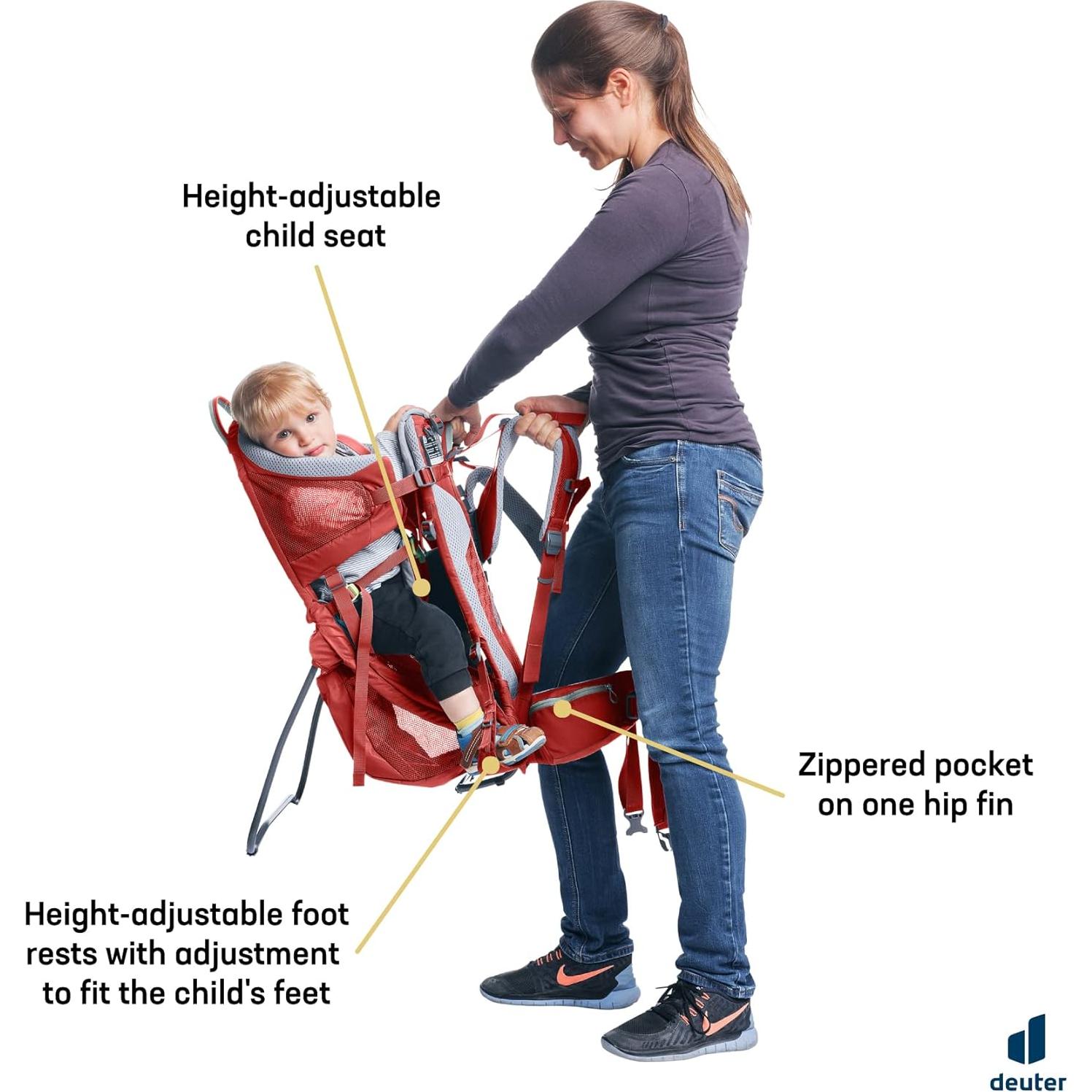 Kid Comfort Child Carrier Hiking Backpack I Active Standard Fit & Active SL Women's Fit