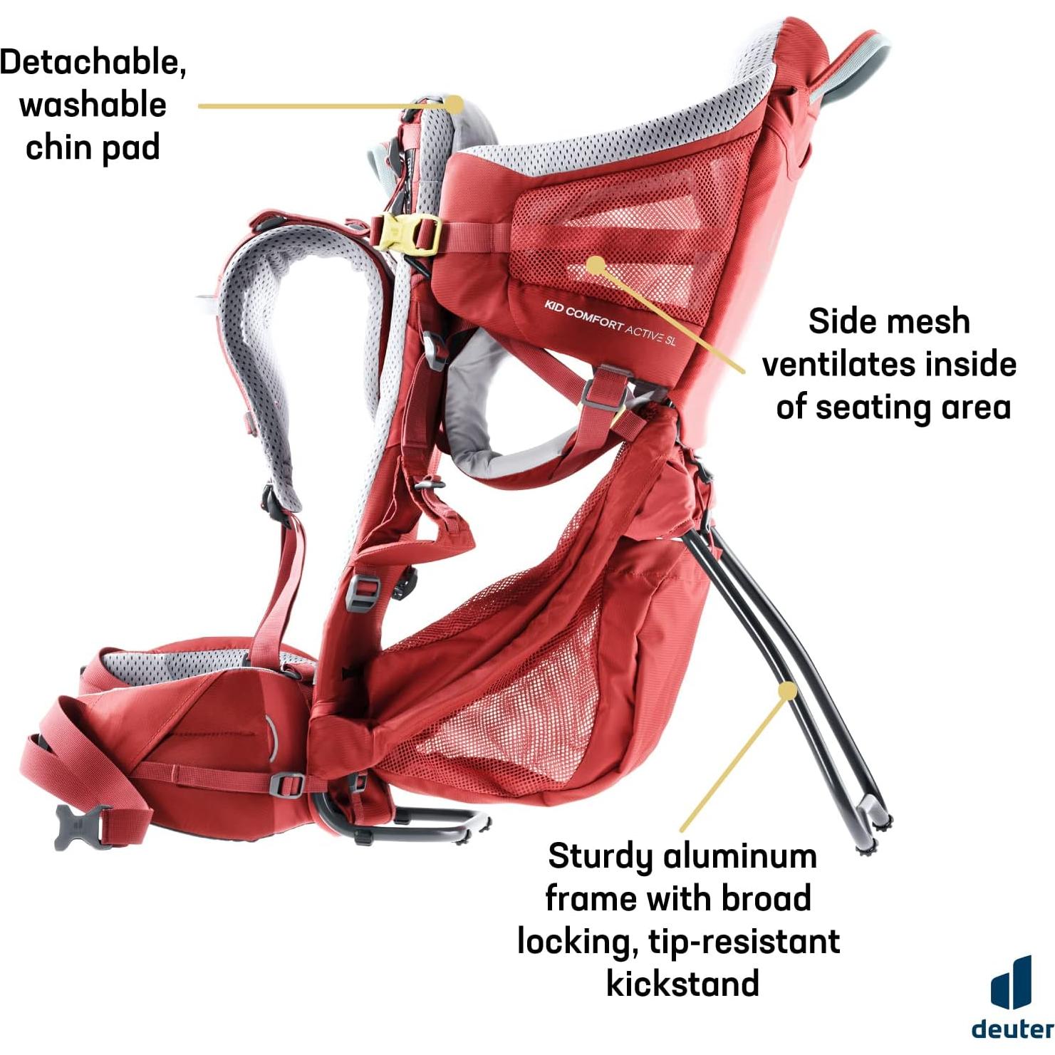 Kid Comfort Child Carrier Hiking Backpack I Active Standard Fit & Active SL Women's Fit