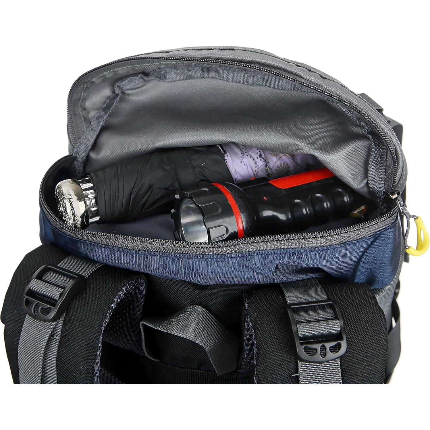 Mochila de Senderismo WoneNice 50L Impermeable con Funda