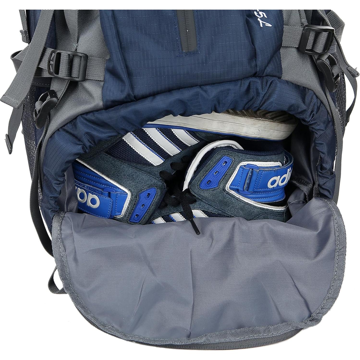 Mochila de Senderismo WoneNice 50L Impermeable con Funda