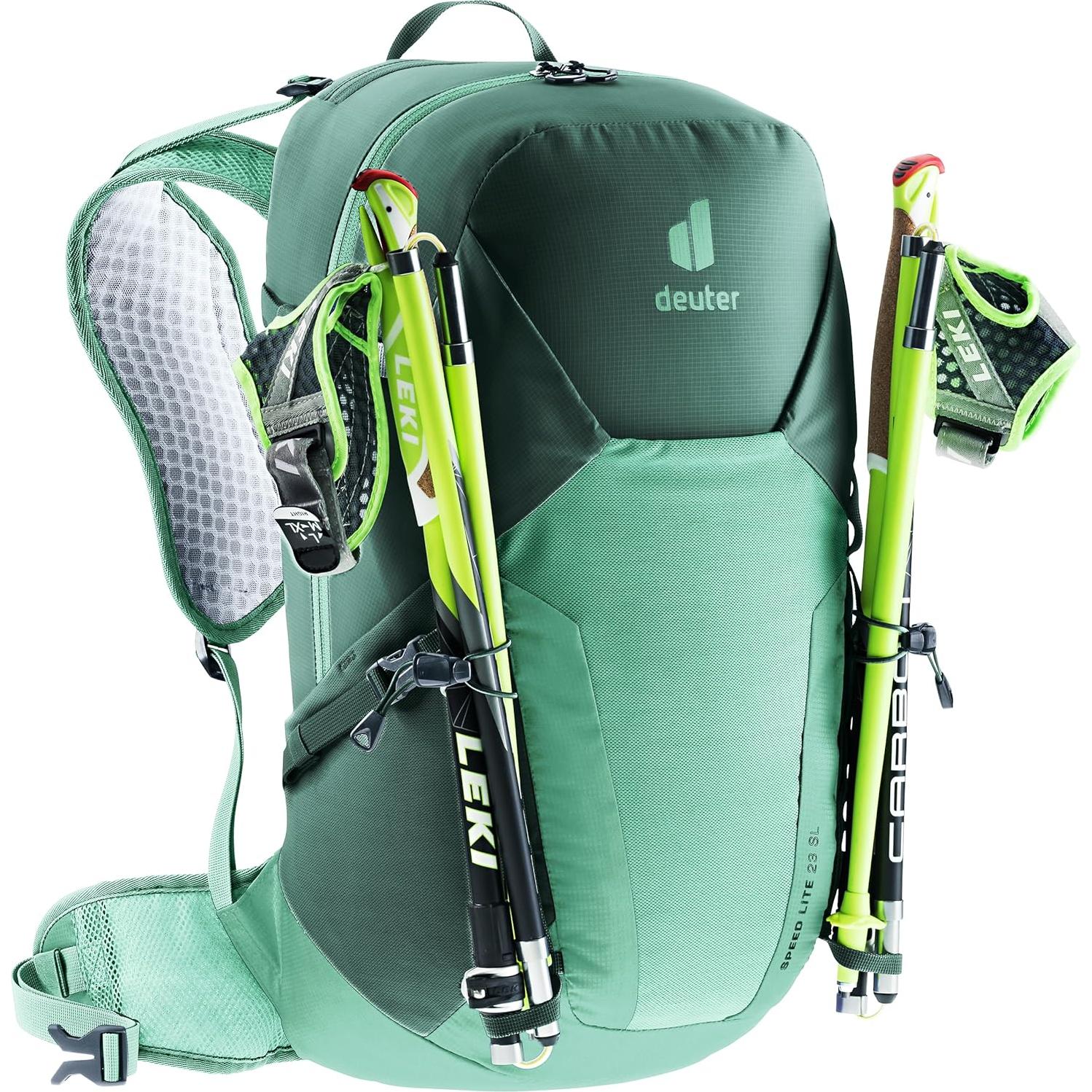 Mochila Deuter Speed Lite 23L SL para Mujeres Verde Mar-Menta