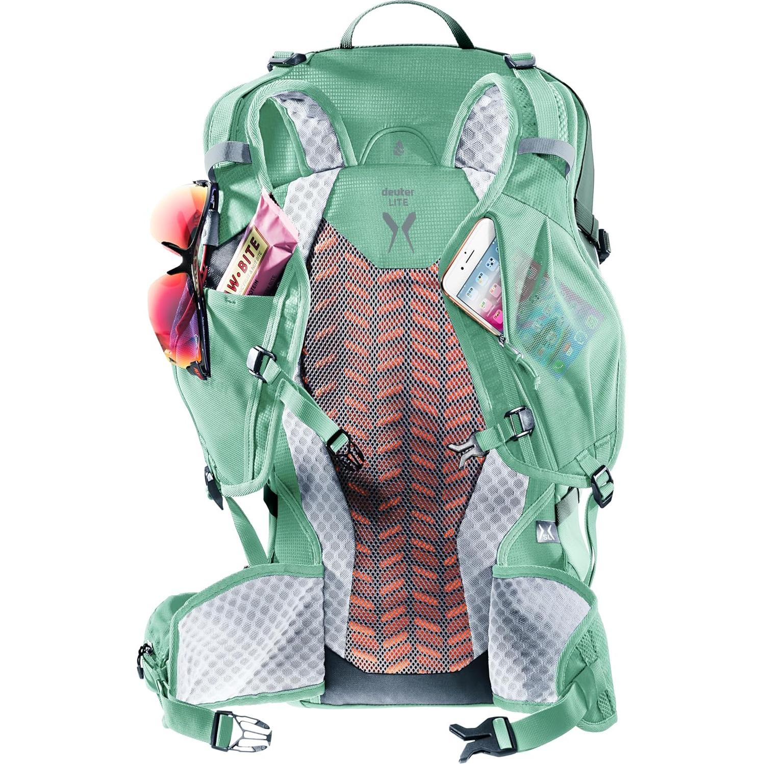 Mochila Deuter Speed Lite 23L SL para Mujeres Verde Mar-Menta
