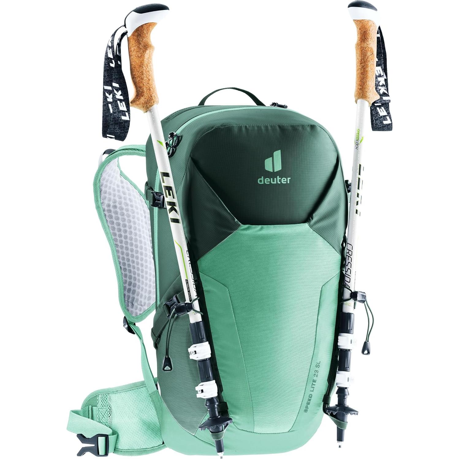 Mochila Deuter Speed Lite 23L SL para Mujeres Verde Mar-Menta