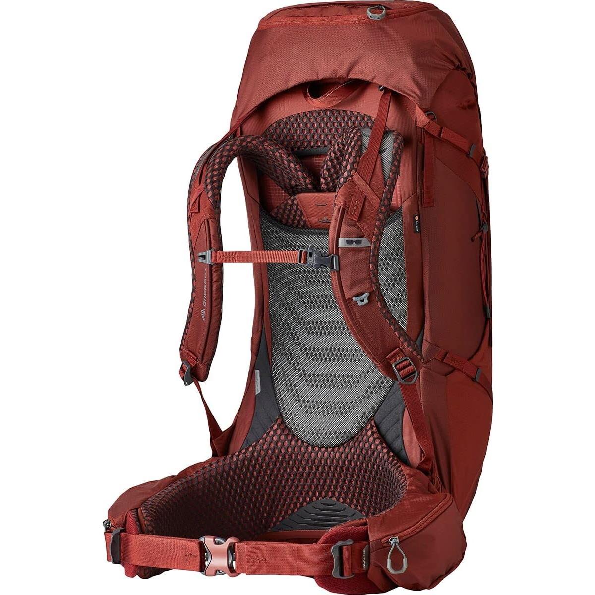 Gregory Baltoro 75L Pro Unisex Backpacking Pack with FreeFloat Suspension, AirCushion Breathable Backpanel, Medium, Brick Red