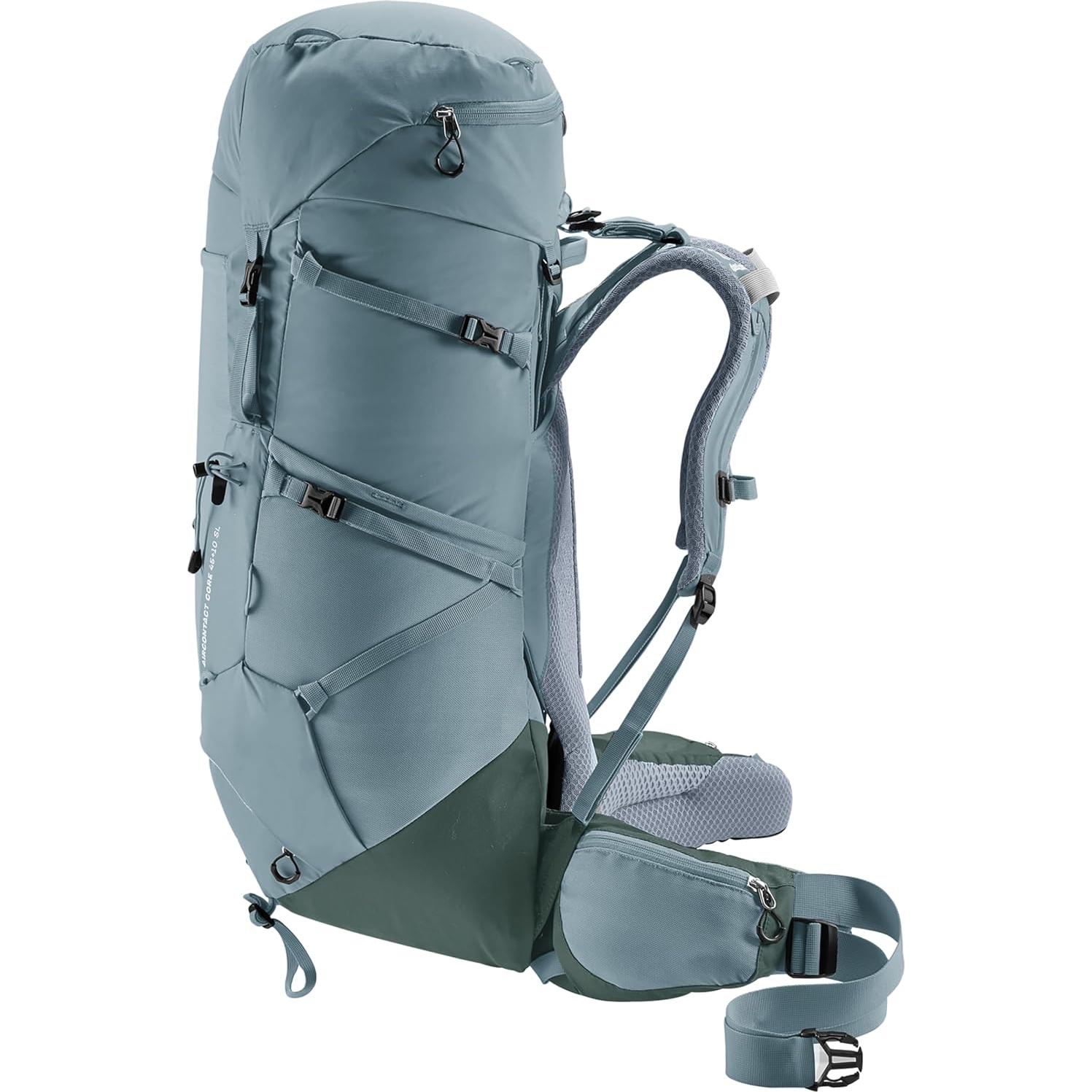 Deuter Women's Aircontact Core 45+10L SL Hiking Backpack - Shale-Ivy