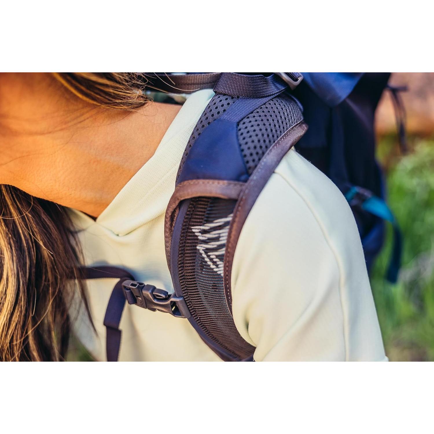 Jade 28L Women's Day Hiking Backpack, Ventilated Backpanel, Built-In Hydration Attachment for Bladder (Reservoir Not Included), One Size Fits All, Midnight Navy