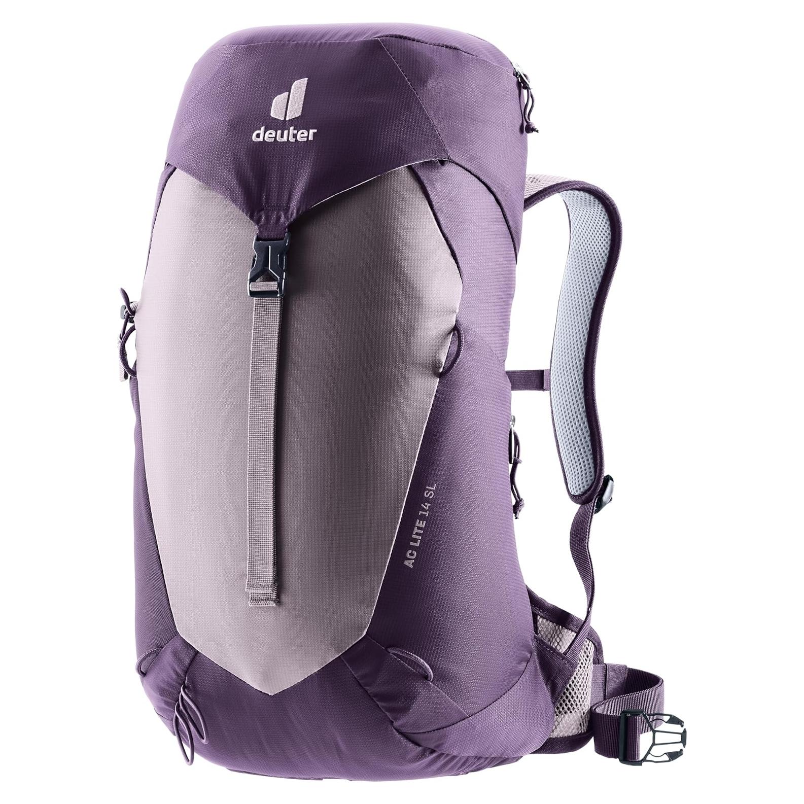 AC Lite 14L SL Hiking & Daypack Backpack with Narrow Fit, Steel Frame & Superior Breathability - Lavender-Purple