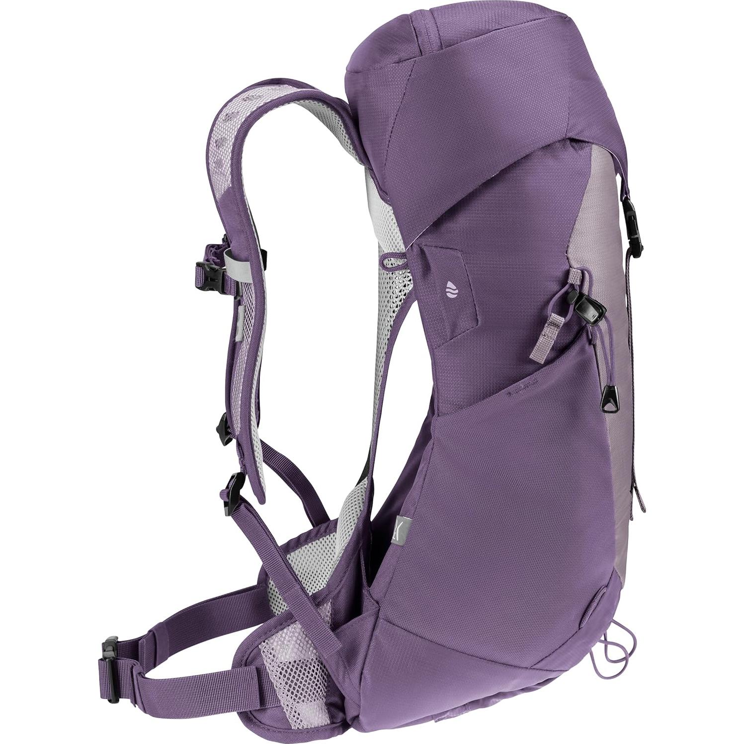AC Lite 14L SL Hiking & Daypack Backpack with Narrow Fit, Steel Frame & Superior Breathability - Lavender-Purple
