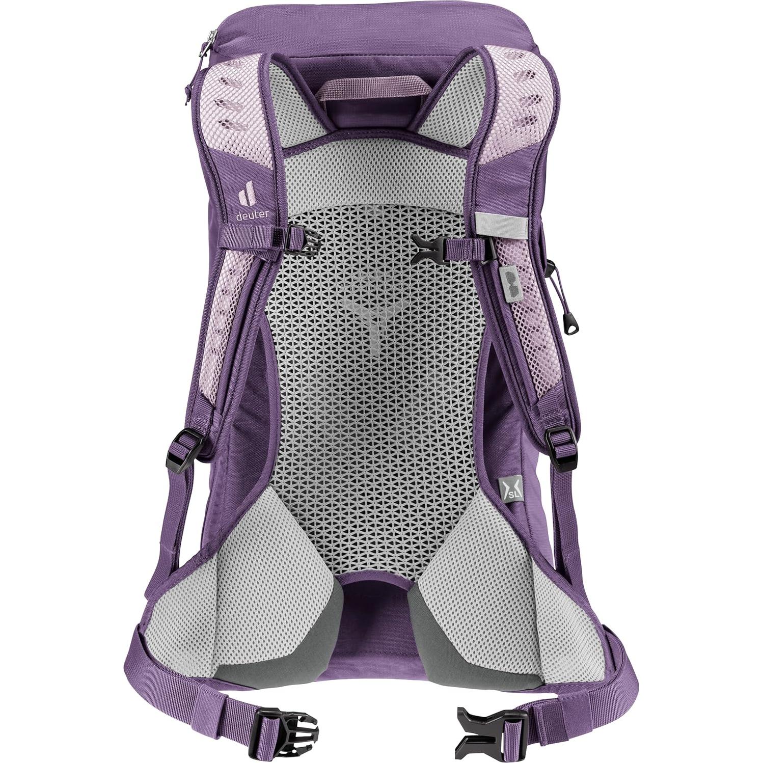 AC Lite 14L SL Hiking & Daypack Backpack with Narrow Fit, Steel Frame & Superior Breathability - Lavender-Purple