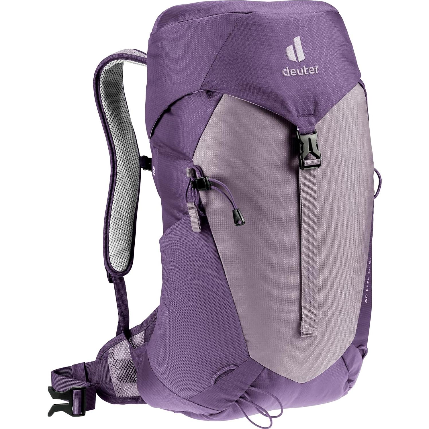 AC Lite 14L SL Hiking & Daypack Backpack with Narrow Fit, Steel Frame & Superior Breathability - Lavender-Purple