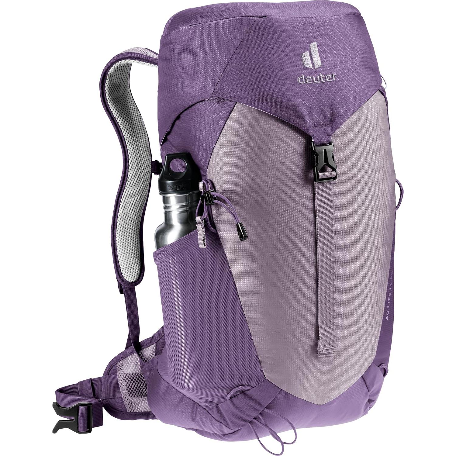 AC Lite 14L SL Hiking & Daypack Backpack with Narrow Fit, Steel Frame & Superior Breathability - Lavender-Purple