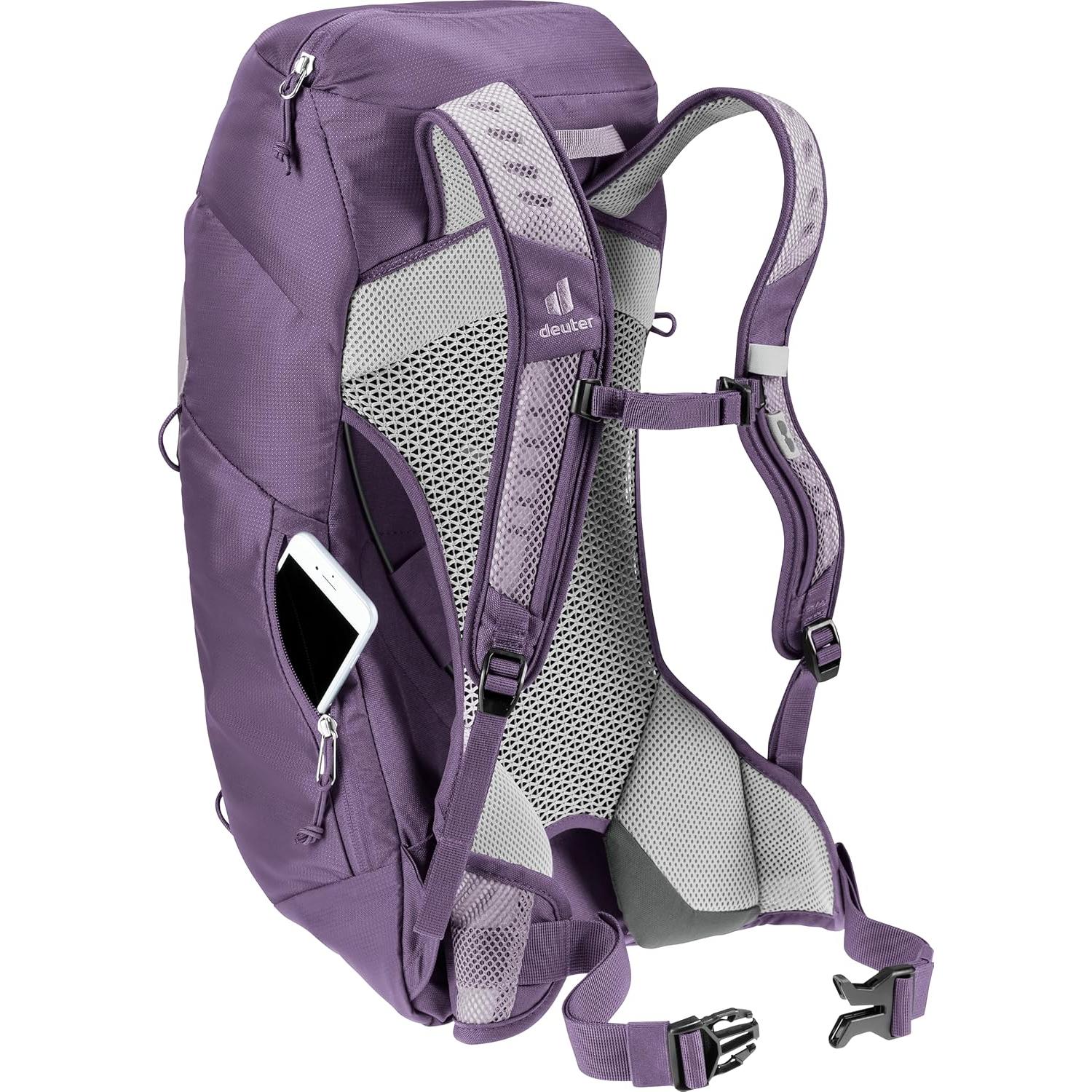 AC Lite 14L SL Hiking & Daypack Backpack with Narrow Fit, Steel Frame & Superior Breathability - Lavender-Purple