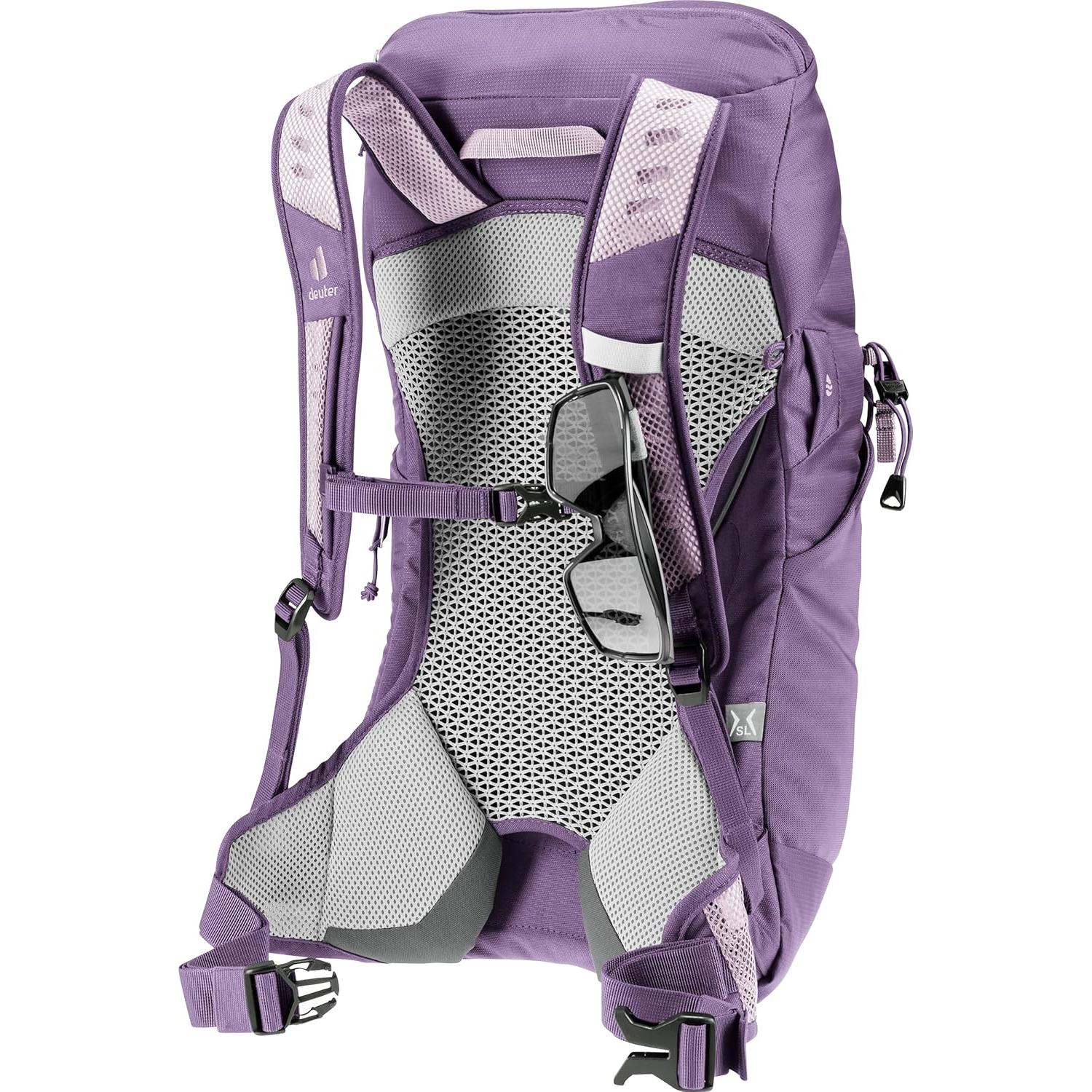 AC Lite 14L SL Hiking & Daypack Backpack with Narrow Fit, Steel Frame & Superior Breathability - Lavender-Purple