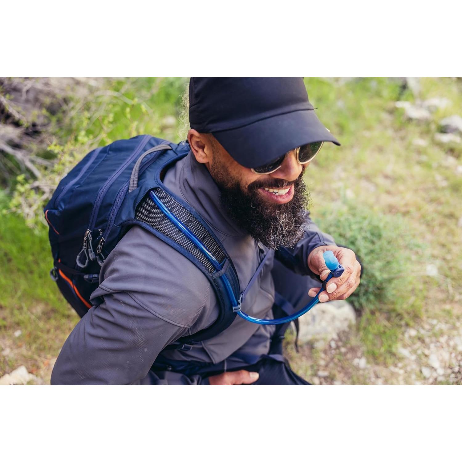 Gregory Inertia 24L H2O Unisex Day Hiking Backpack with included Water Reservoir/Bladder, One Size Fits All, Redrock