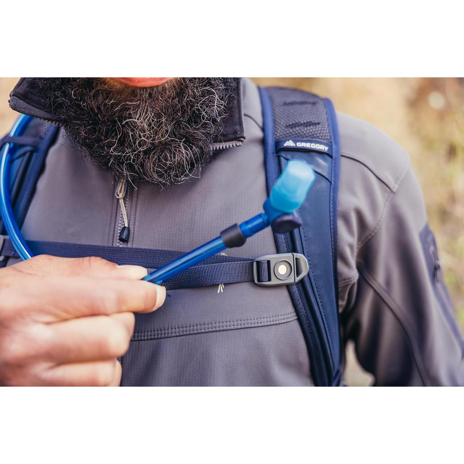 Gregory Inertia 24L H2O Unisex Day Hiking Backpack with included Water Reservoir/Bladder, One Size Fits All, Redrock