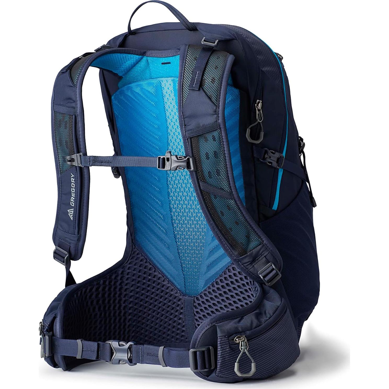 Maya 25L Women's Day Hiking Backpack, Ventilated Backpanel, Built-In Hydration Attachment for Water Bladder (Reservoir Not Included), One Size Fits All, Storm Blue