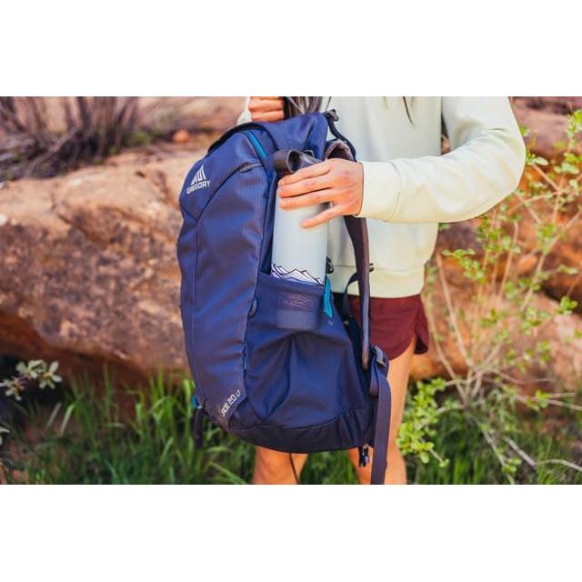 Jade 20L Women's Day Hiking Backpack, Ventilated Backpanel, Built-In Hydration Attachment for Bladder (Reservoir Not Included), One Size Fits All, Midnight Navy