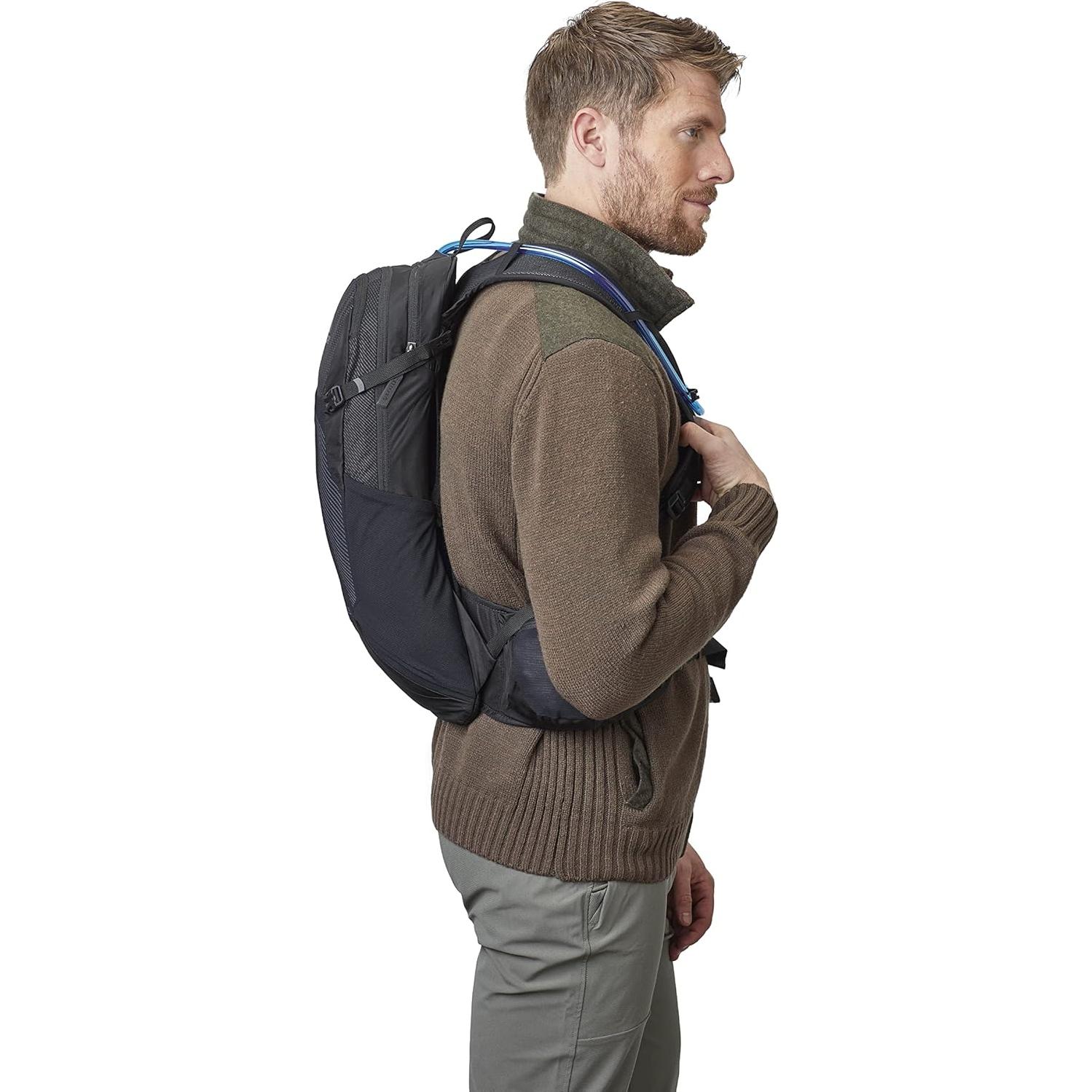 Mochila Unisex Gregory Salvo 8L H2O con Reservorio 3L Negra