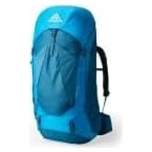 Stout 70L Unisex Backpacking Pack, Breathable Backpanel, Internal Hydration Sleeve for Water Reservoir (Bladder Not Included), One Size Fits All, Compass Blue