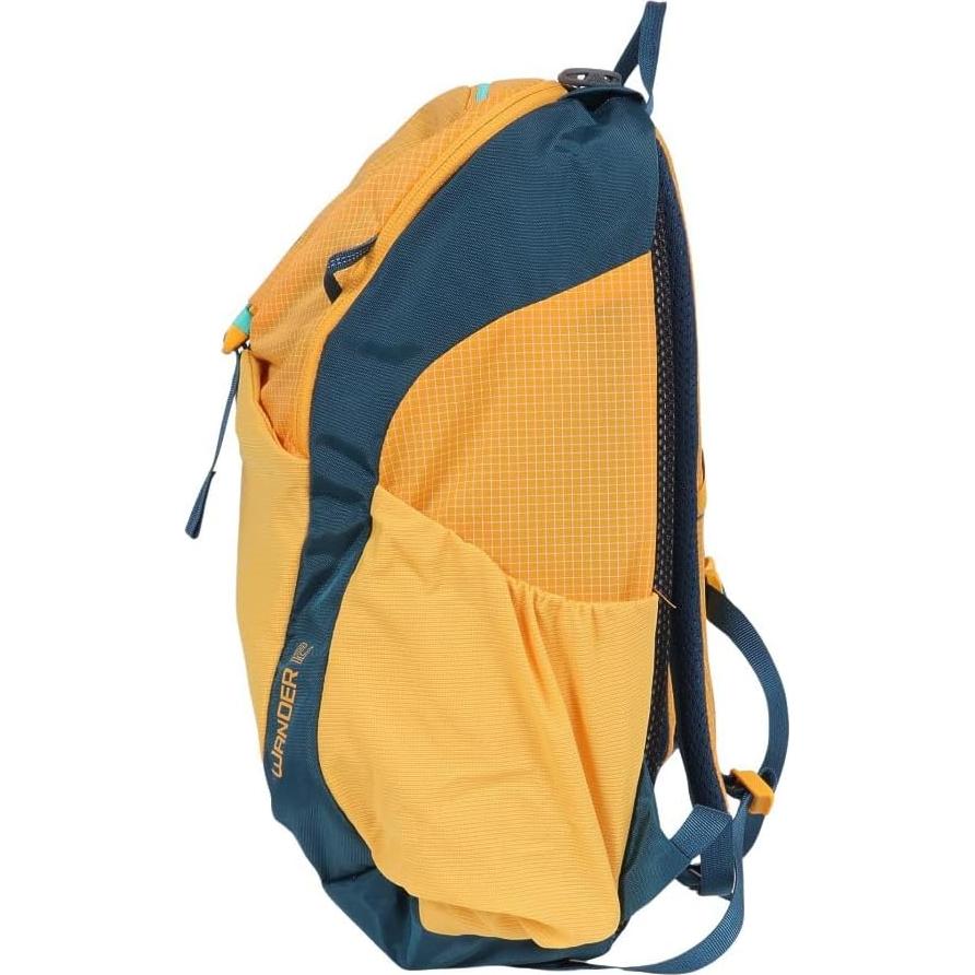 Wander 12L Unisex Youth Hiking Backpack, One Size Fits All, Aqua Yellow