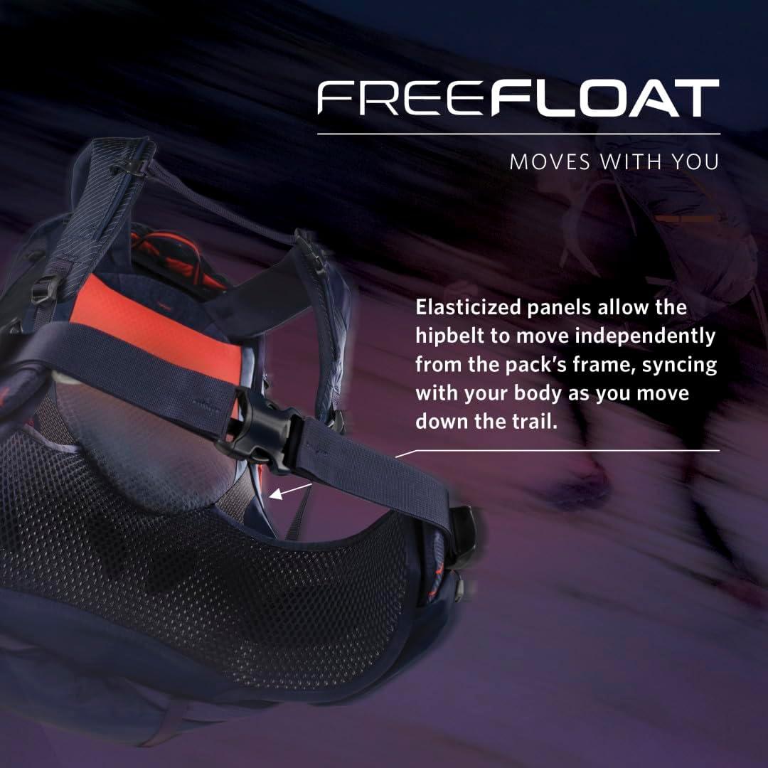 Mochila ligera Gregory Paragon 60L unisex, Rojo desierto