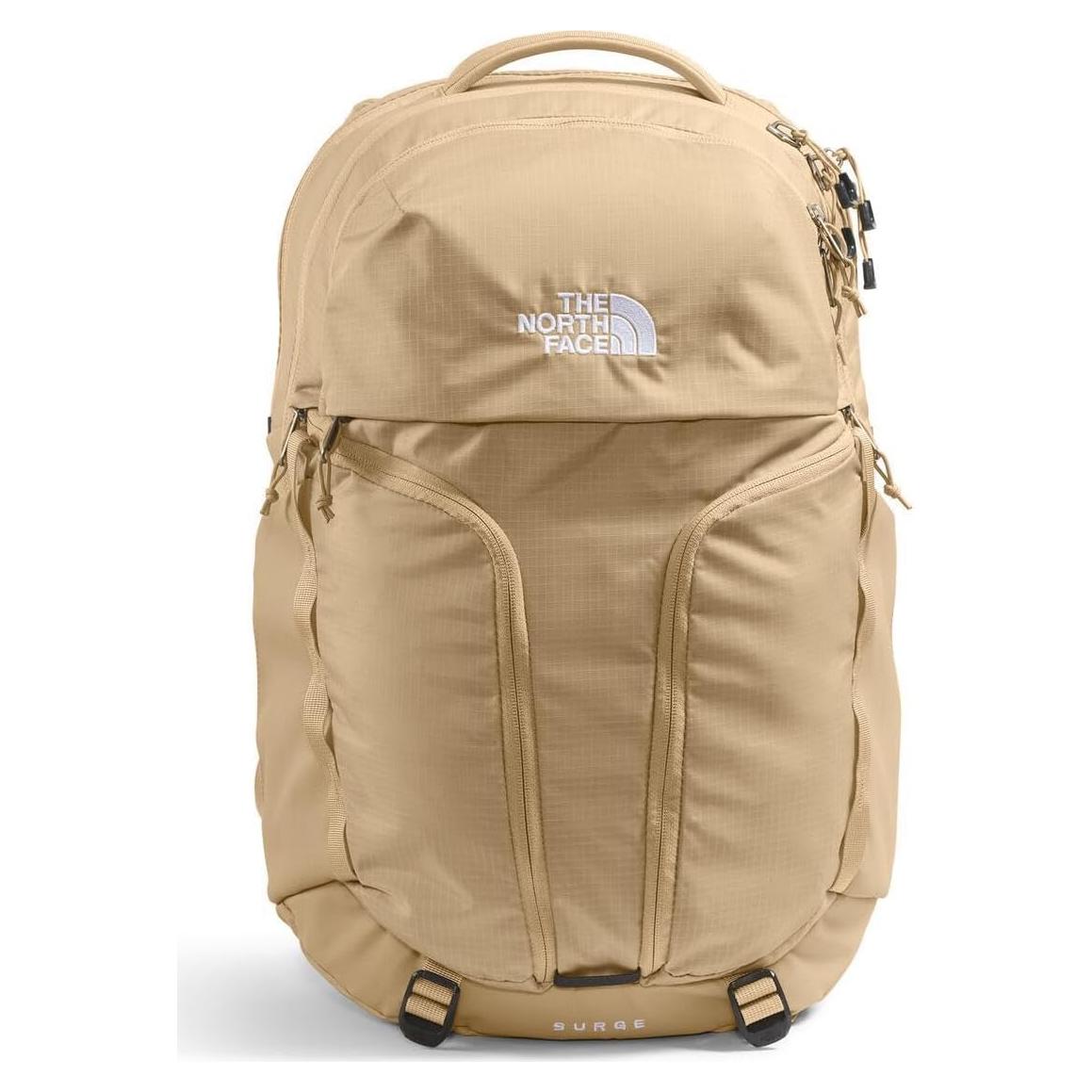 THE NORTH FACE Women's Surge Commuter Laptop Backpack - PFAS Free, Khaki Stone, One Size