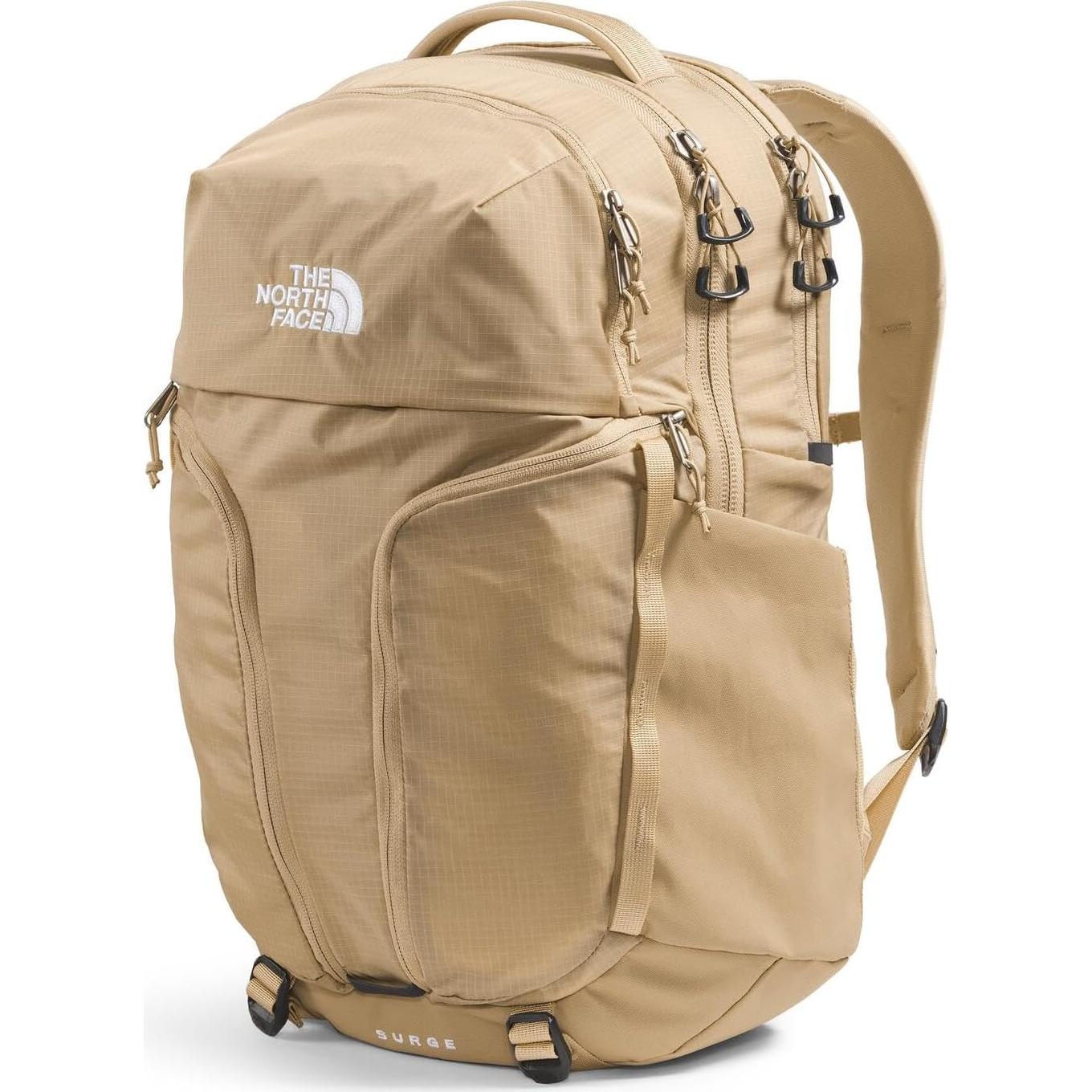 THE NORTH FACE Women's Surge Commuter Laptop Backpack - PFAS Free, Khaki Stone, One Size