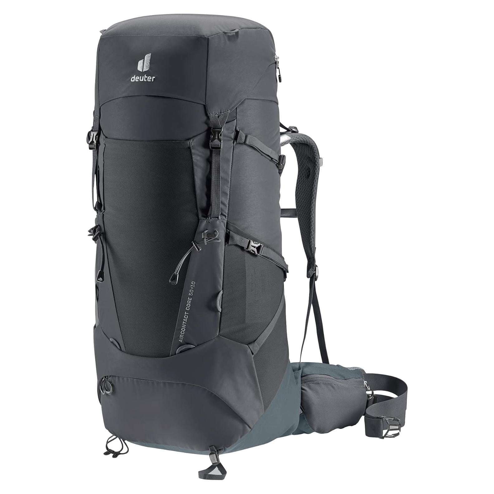Deuter Aircontact Core 50+10L Hiking Backpack - Graphite-Shale