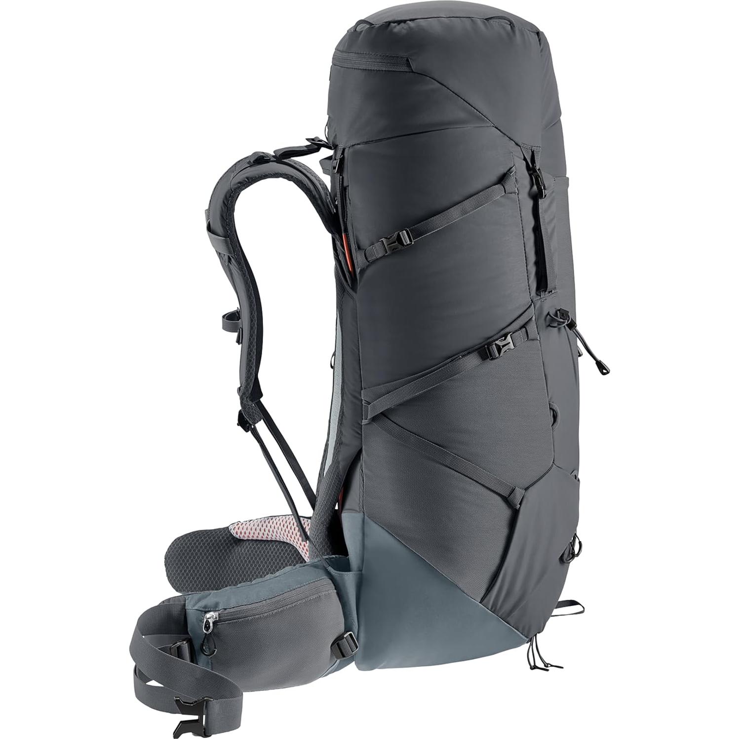 Deuter Aircontact Core 50+10L Hiking Backpack - Graphite-Shale