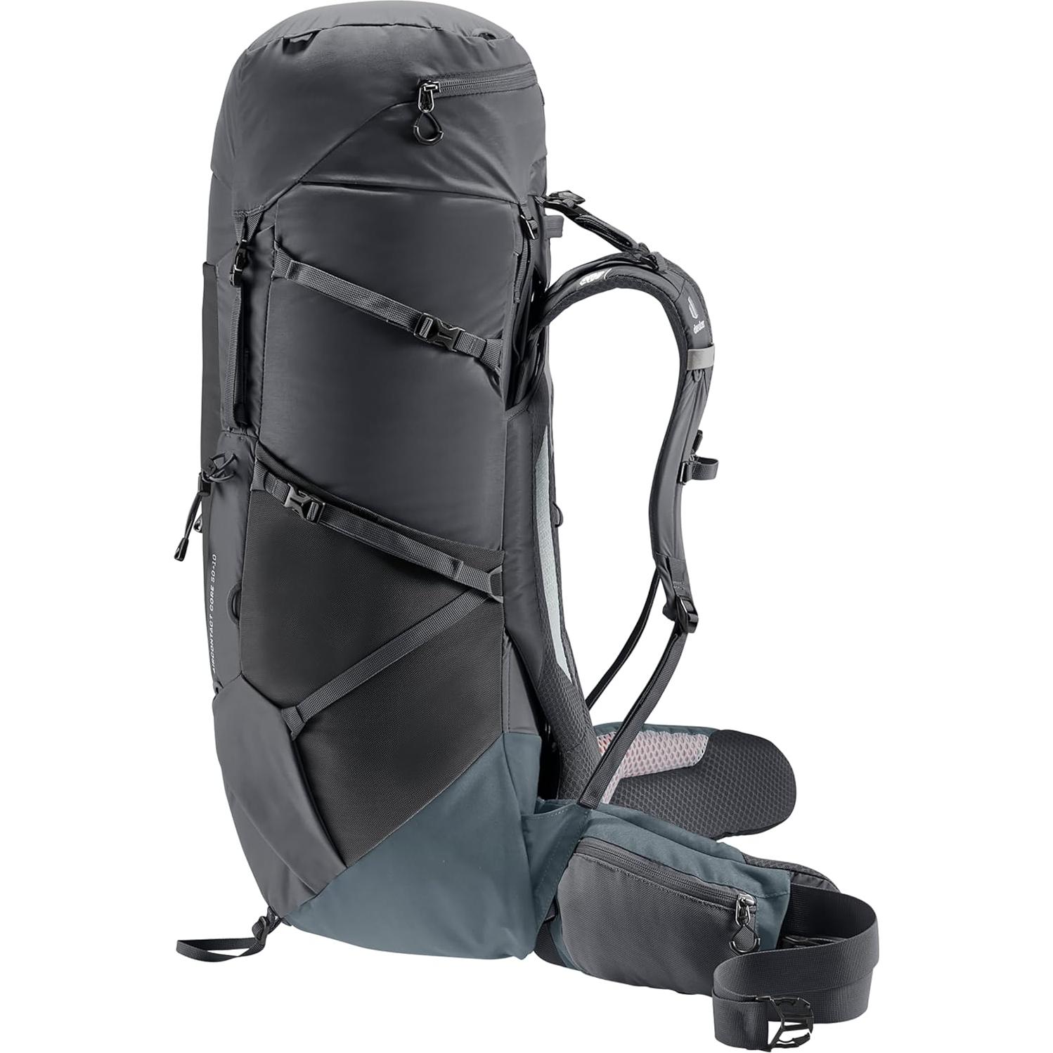 Deuter Aircontact Core 50+10L Hiking Backpack - Graphite-Shale