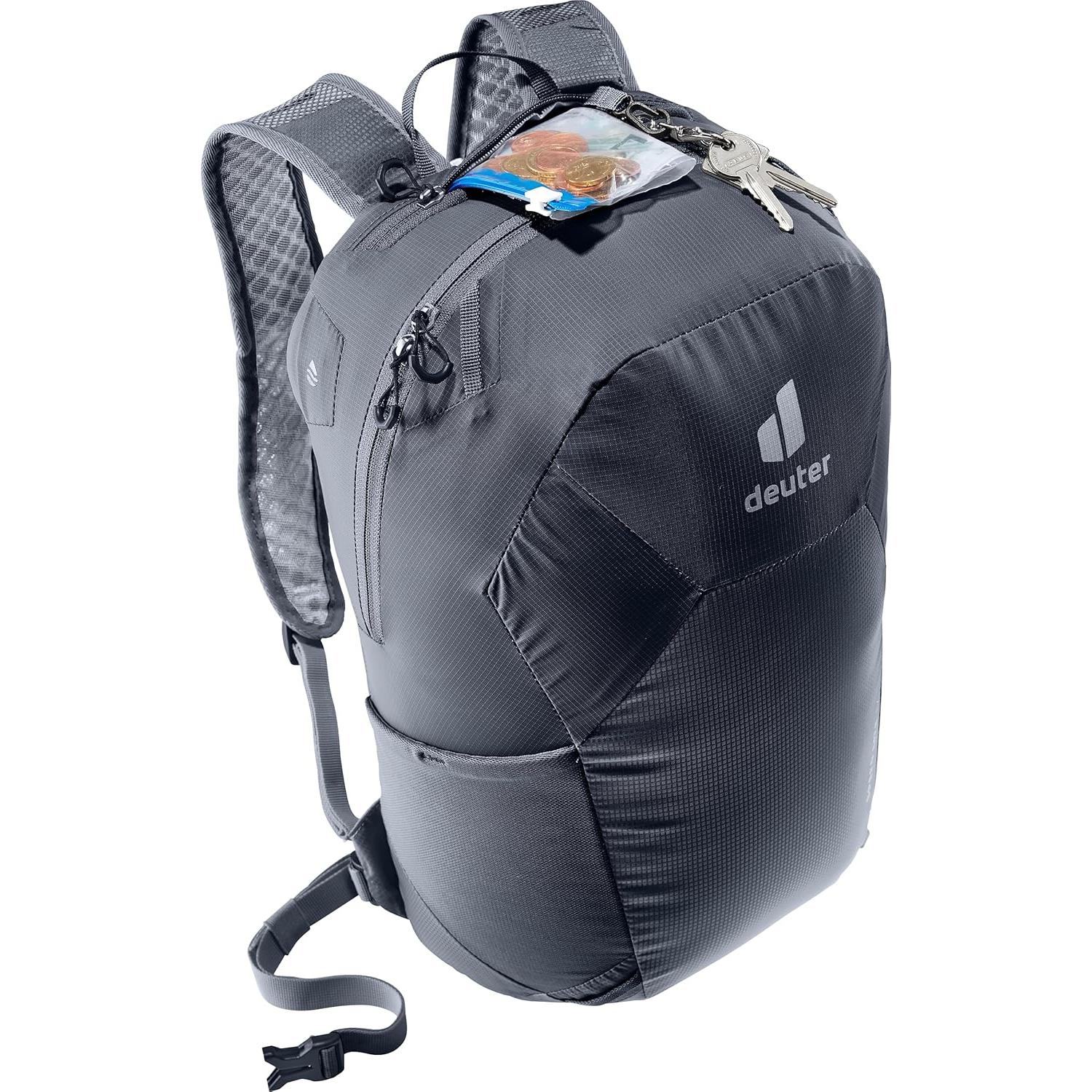 Mochila Deuter Speed Lite 17L Negra para Excursionismo
