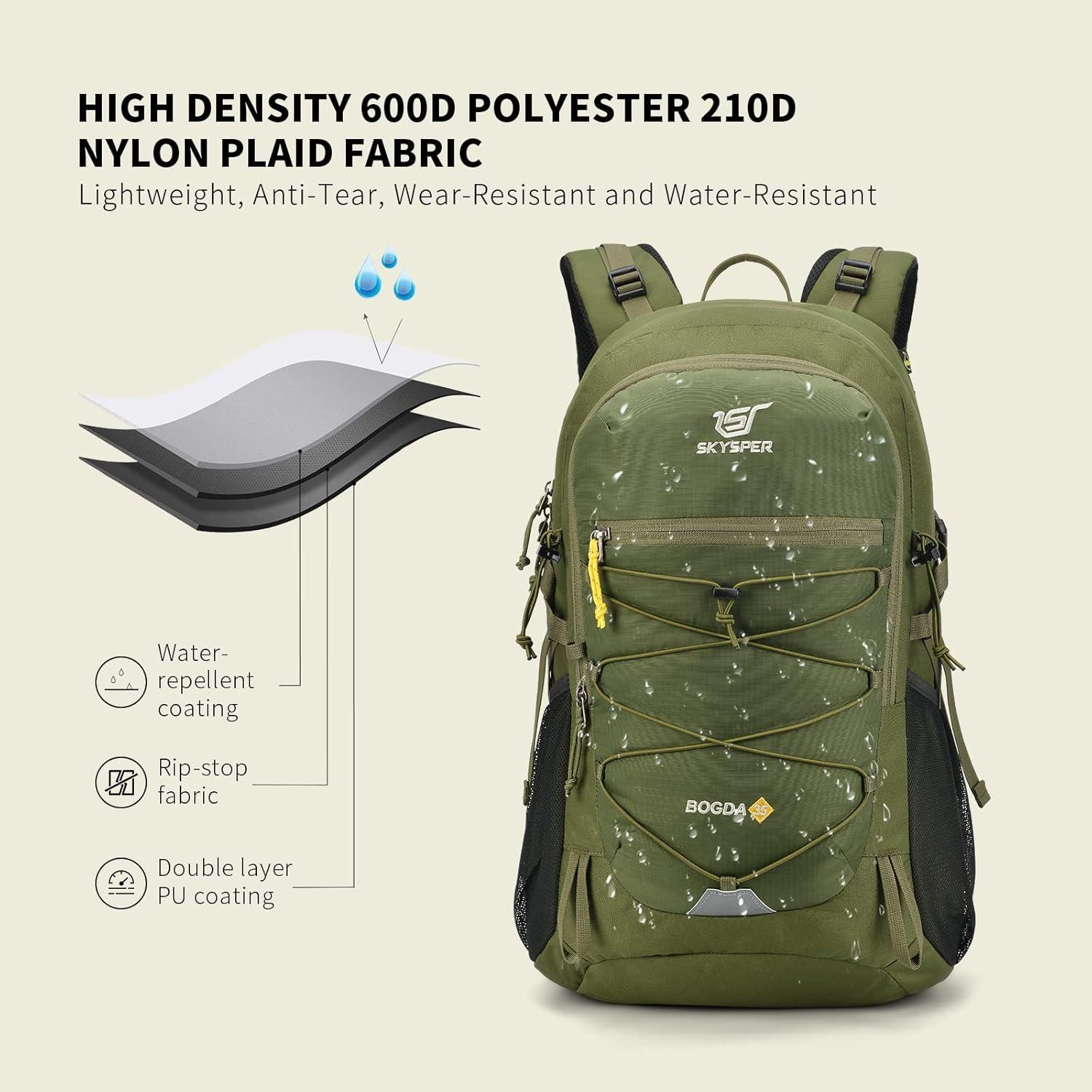 Mochila de Senderismo SKYSPER 35L Impermeable Unisex