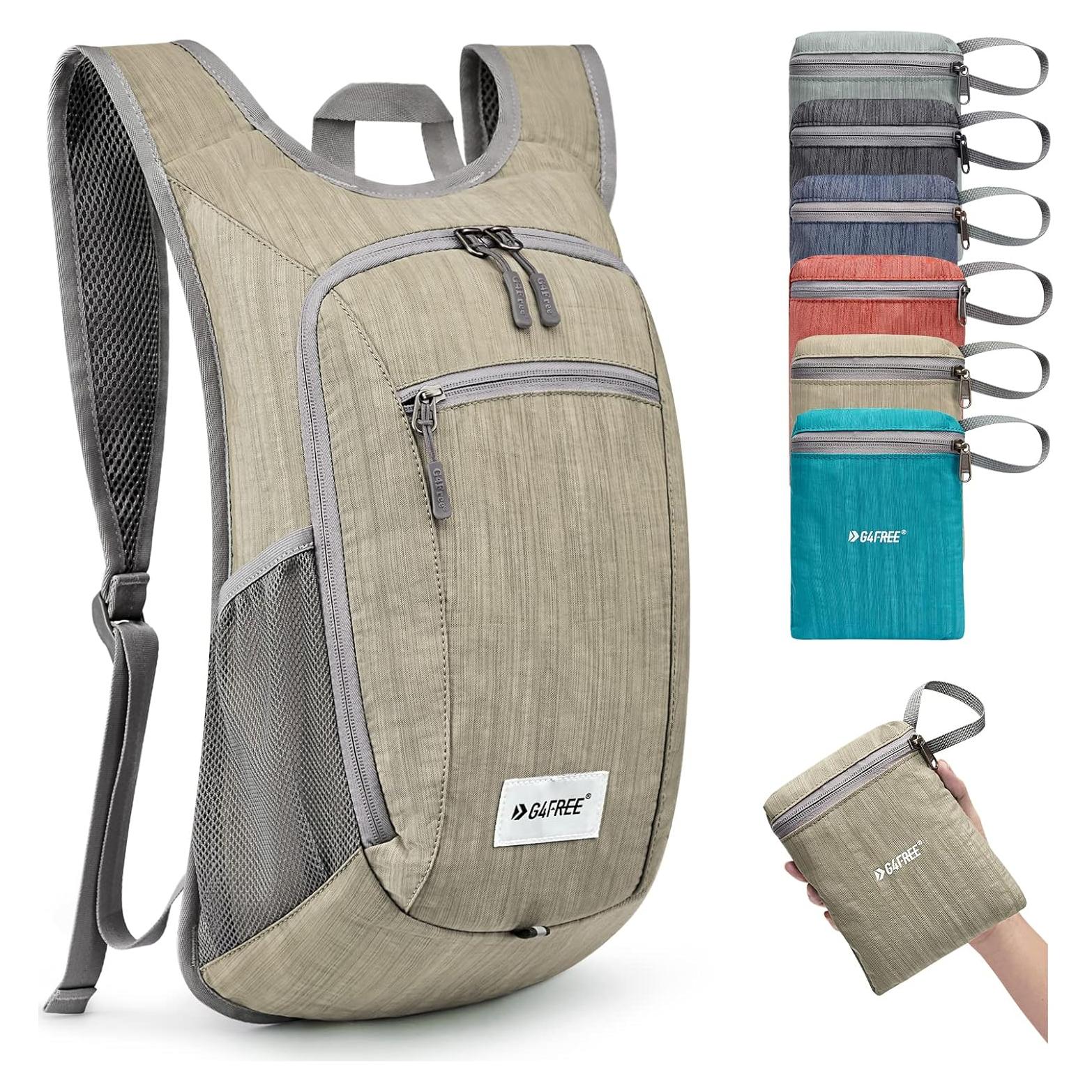 Mochila de Senderismo Plegable G4Free 10L Aqua Ligera