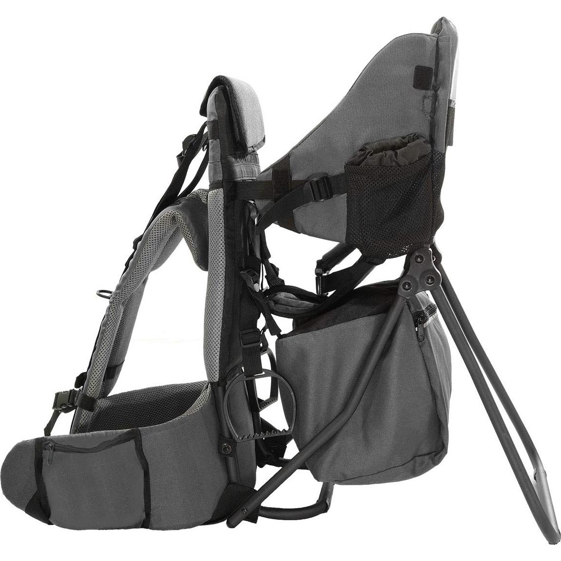 Mochila Portabebés ClevrPlus Gris para Senderismo, 15 kg