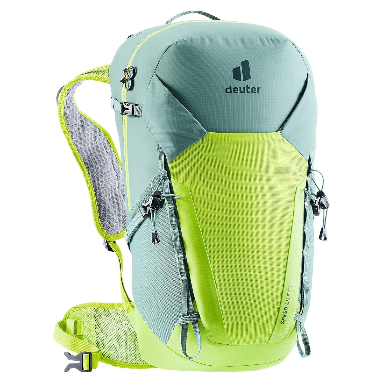 Mochila Deuter Speed Lite 25L Jade-Cítrico para Senderismo