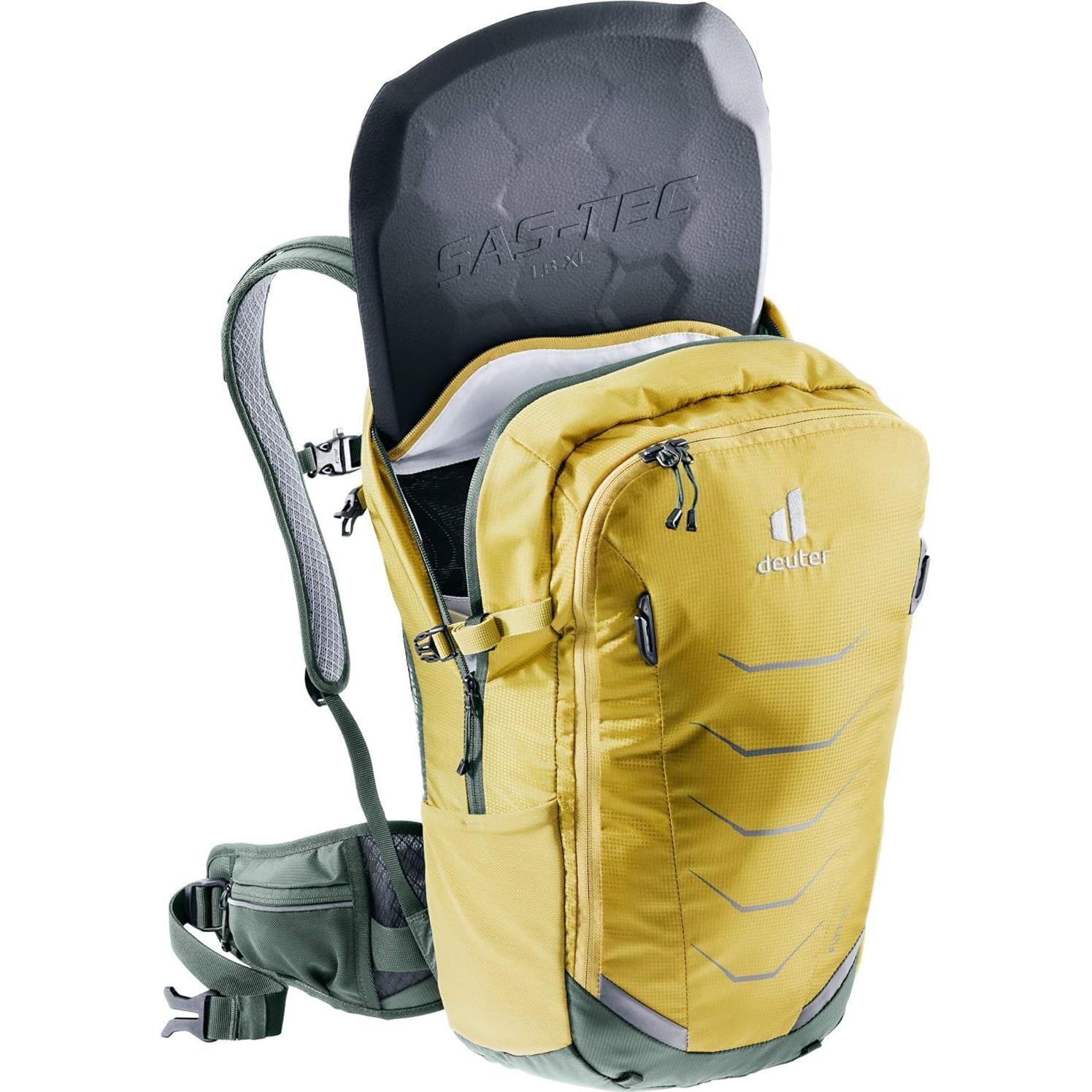 Mochila de Bicicleta Deuter Flyt 20L con Protector de Espalda