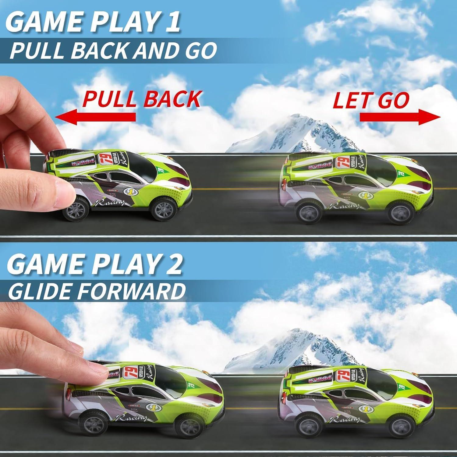 Paquete de 50 Coches de Retroceso Liberty Imports - Juguetes Miniatura 1:64