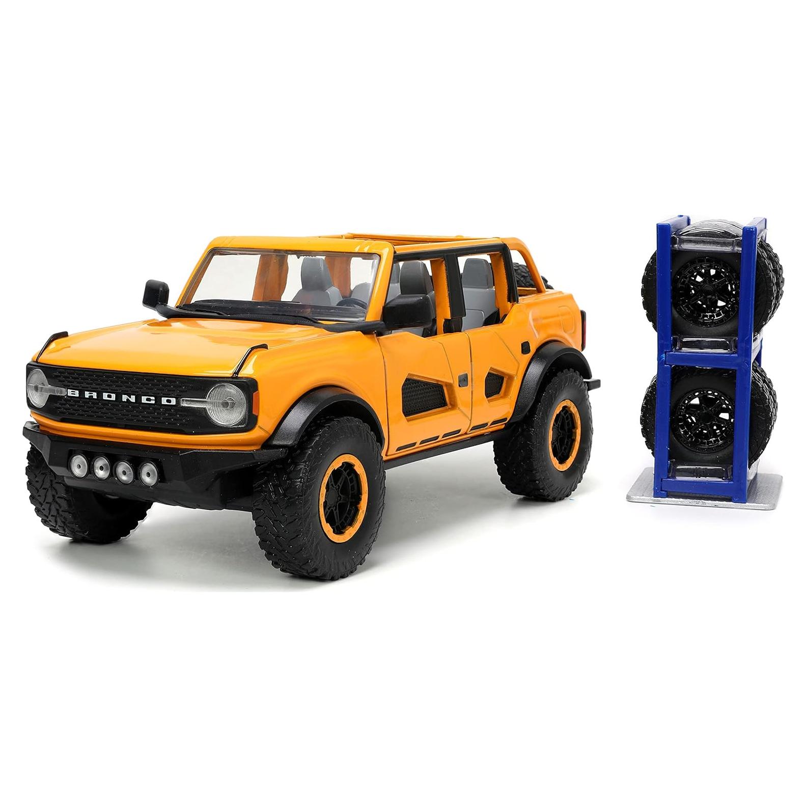 Juguete Jada Toys 2021 Ford Bronco 20,96 cm Naranja