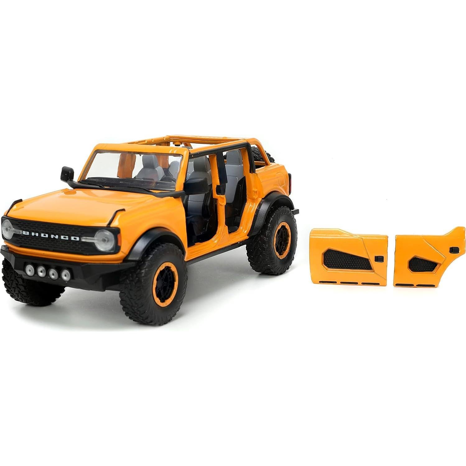 Juguete Jada Toys 2021 Ford Bronco 20,96 cm Naranja