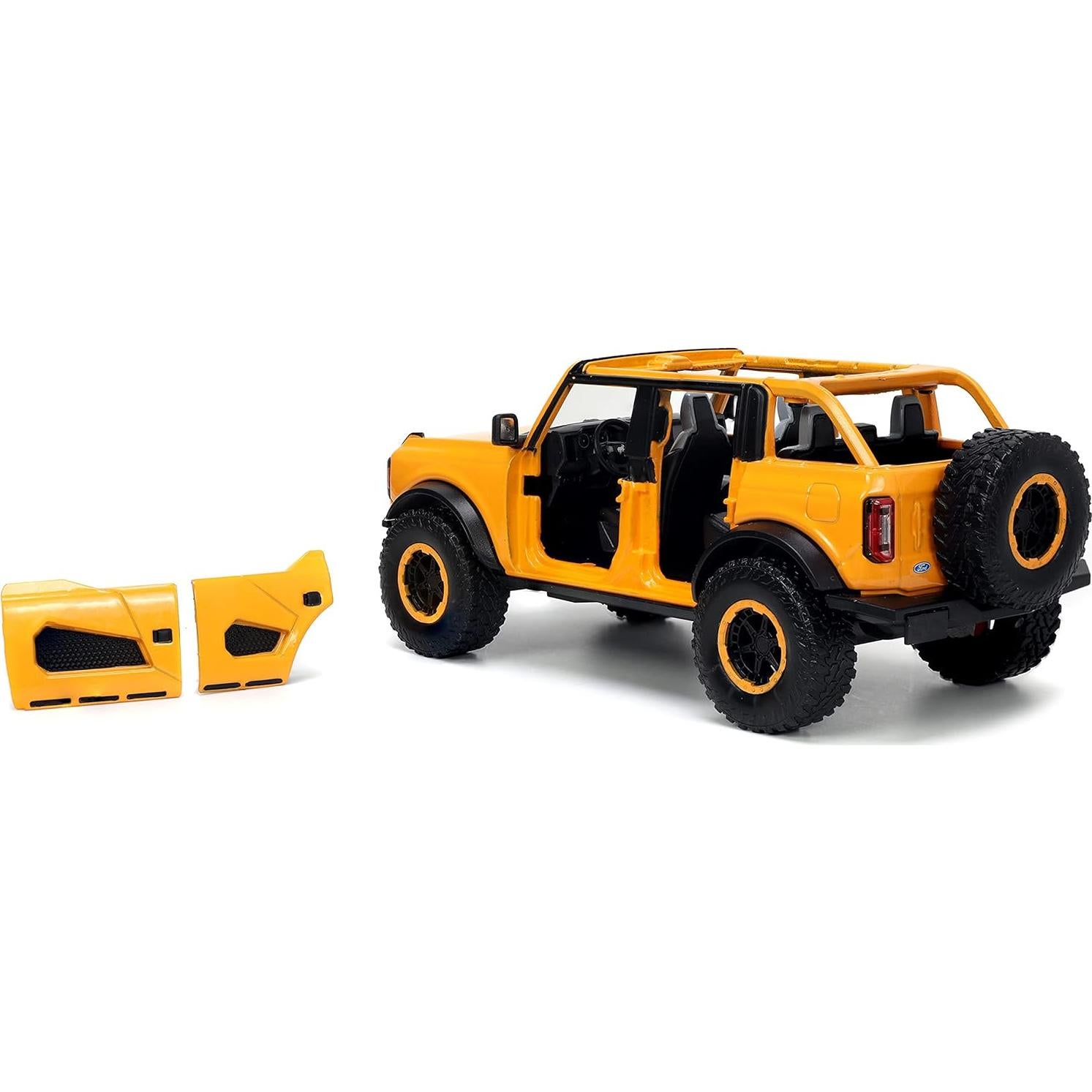 Juguete Jada Toys 2021 Ford Bronco 20,96 cm Naranja