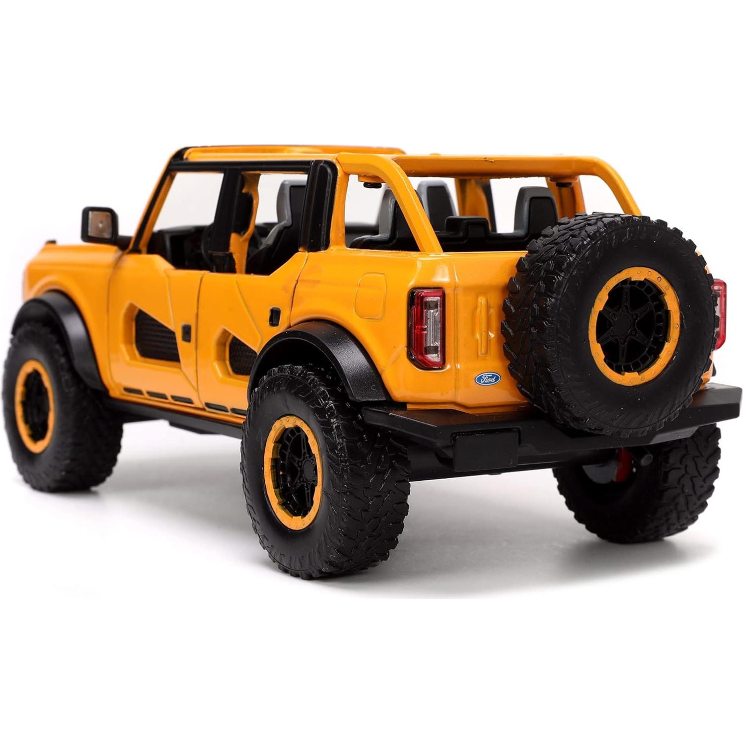 Juguete Jada Toys 2021 Ford Bronco 20,96 cm Naranja