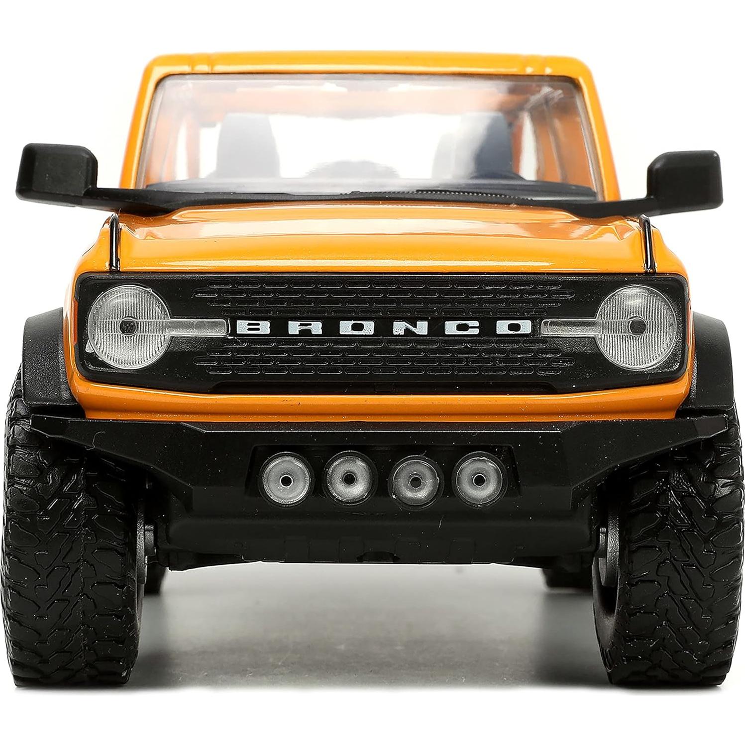 Juguete Jada Toys 2021 Ford Bronco 20,96 cm Naranja