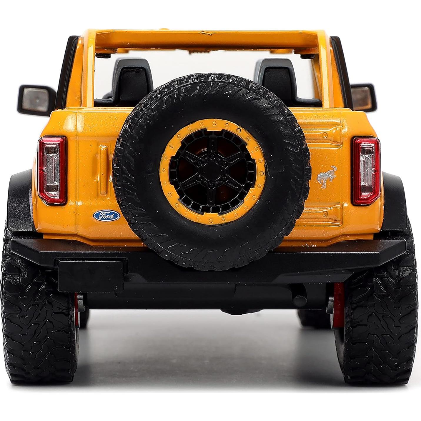 Juguete Jada Toys 2021 Ford Bronco 20,96 cm Naranja