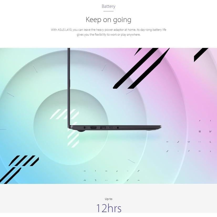 Laptop ASUS Vivobook Go 14 FHD, Intel Celeron N4500, 4GB RAM