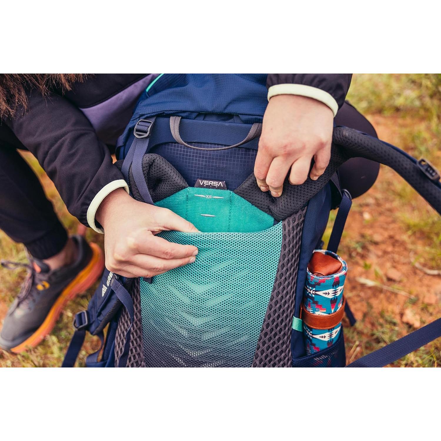 Amber 34L Women's Dayhiking/Backpacking Pack, with Breathable Backpanel and Comfort 3d Waistbelt, One Size Fits All, Arctic Navy