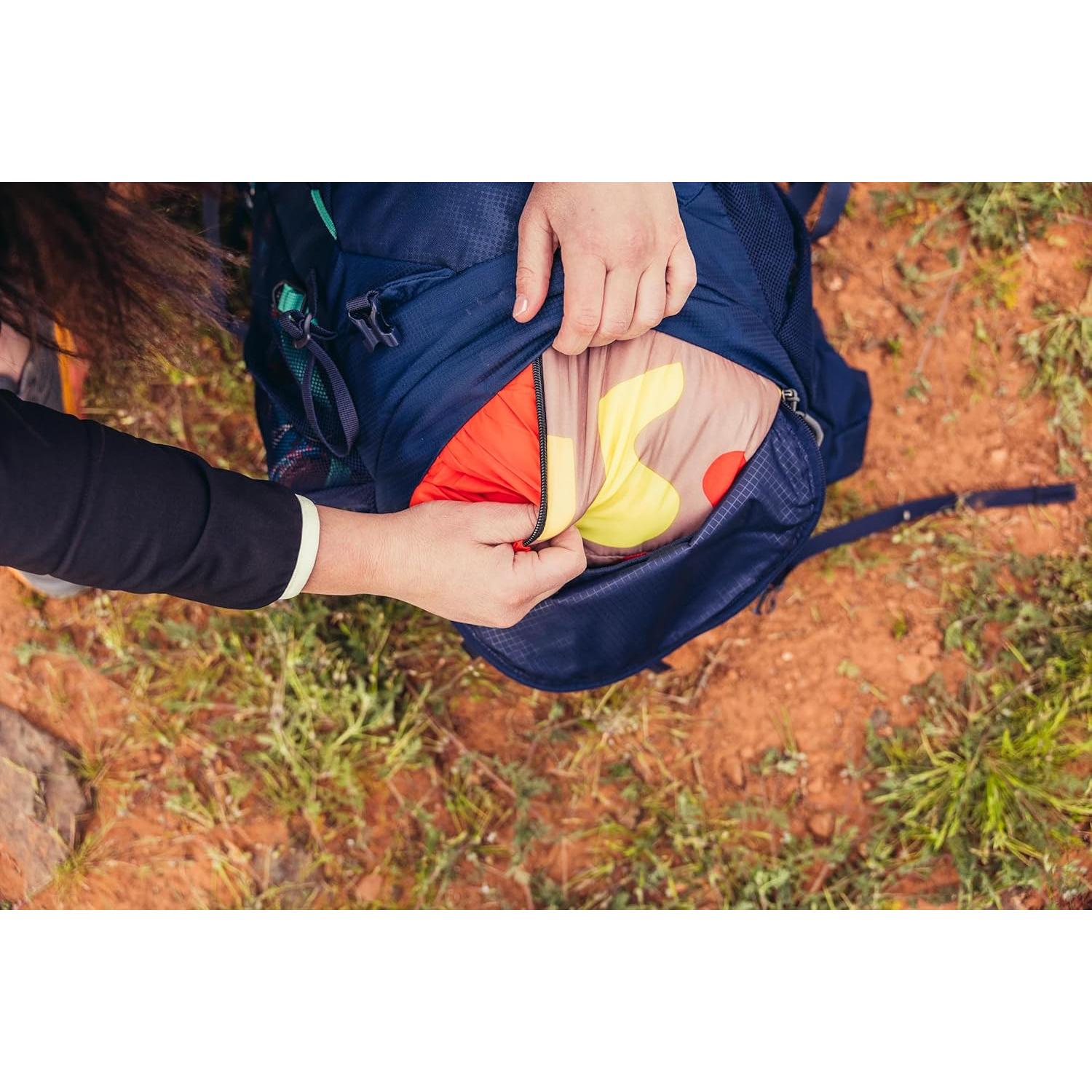 Amber 34L Women's Dayhiking/Backpacking Pack, with Breathable Backpanel and Comfort 3d Waistbelt, One Size Fits All, Arctic Navy