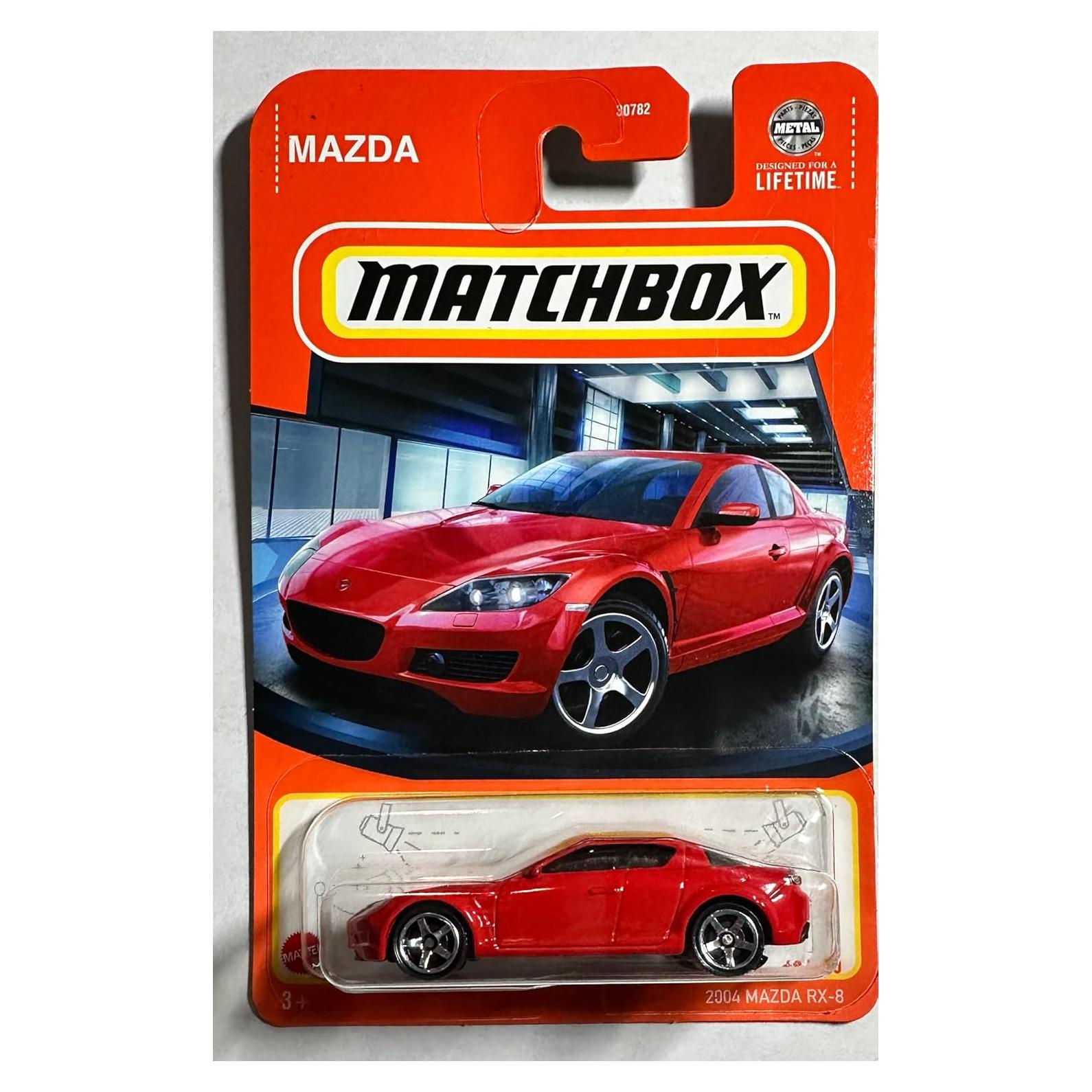 Matchbox 2024 Mazda RX-8 Rojo 1:64 Coleccionable